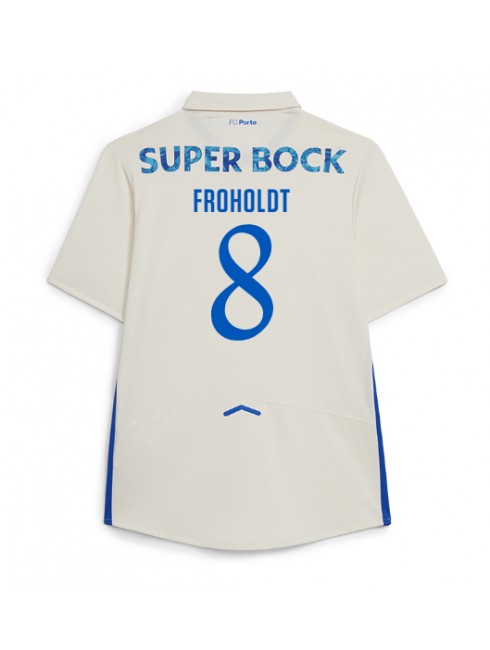 Porto Victor Froholdt #8 Ausweichtrikot 2025-26 Kurzarm Porto Victor Froholdt #8 Ausweichtrikot 2025-26 Kurzarm